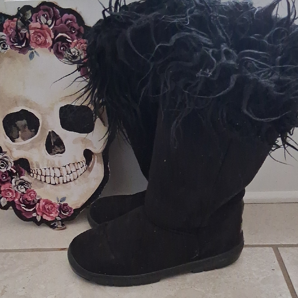 Women's Black Winter Boots